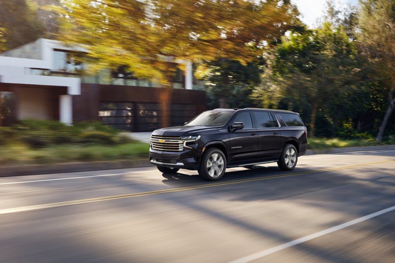 SUV — Chevrolet Suburban on the road