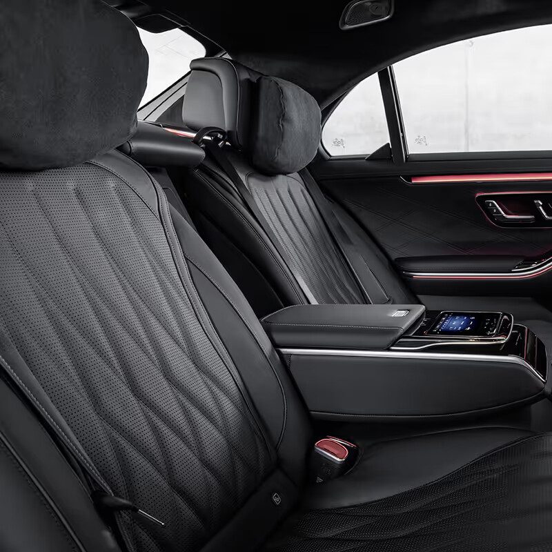 Mercedes-Benz S-Class rear seat with armrest