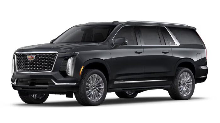 Cadillac Escalade ESV, front three-quarter view