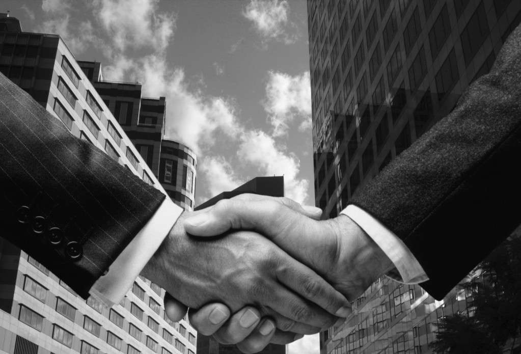 shake hands
