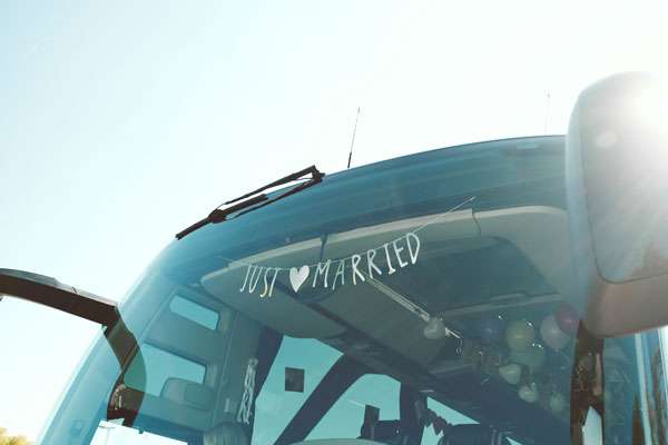 Roman Limousine Just Married
