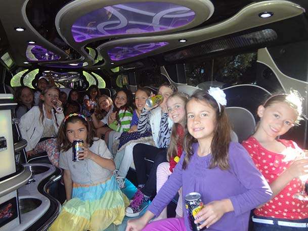 Kids Party in the Party Bus