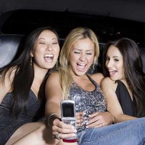 Girls Night Out In Limousine