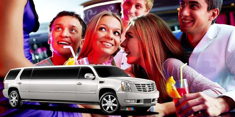 Cadillac Limousine and people