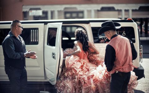 Quinceanera Girl Hummer Limo