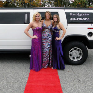 Hummer Limousine Prom Girls